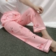 Quần pyjama phụ nữ quần cotton tinh khiết mùa xuân và mùa thu quần ở nhà phụ nữ rộng rãi kích thước lớn thoáng khí quần ở nhà phụ nữ mỏng mùa hè phòng máy lạnh - Quần tây