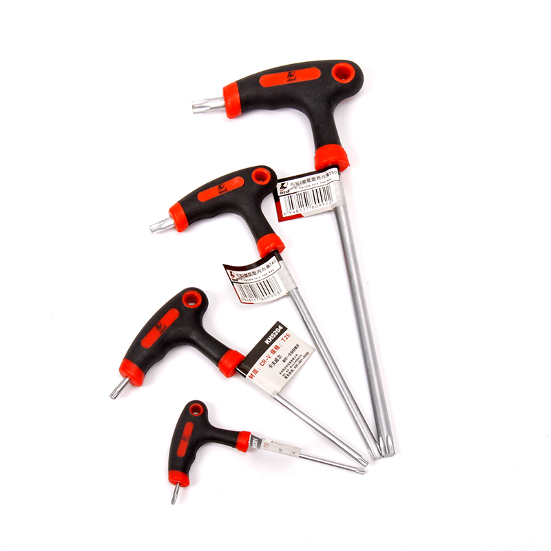 Kraftwell plum blossom inner hexagon S2 alloy steel extra long plum blossom wrench set rice word hexagonal star inner hexagon