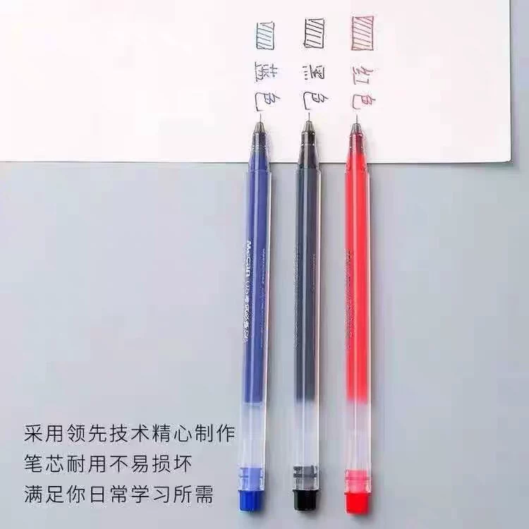 Mecan Import большая вместительная роллерп pen для студентов, 12 штук