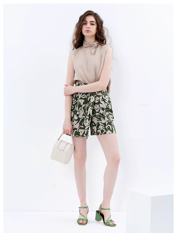 MilaOwen 2018 hè mới thời trang quần short ren in 09WFP182118 - Quần short