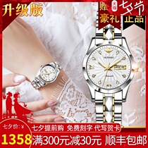  2021 new Swiss certified watch womens brand diamond-encrusted luxury mechanical watch waterproof tungsten steel womens watch top ten