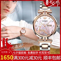  Brand-name Swiss certified high-end brand watch ladies automatic mechanical watch to send girlfriend and wife gifts