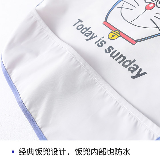 Baby vest-style waterproof gown children's sleeveless anti-dressing baby eating bib summer painting apron thin section