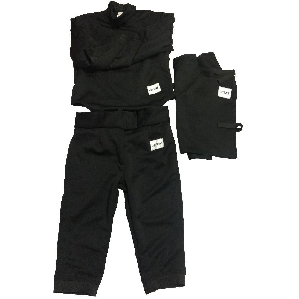 Fencing equipment black fencing suit three-piece 350NW Allstar plate wear-resistant dirt-resistant training