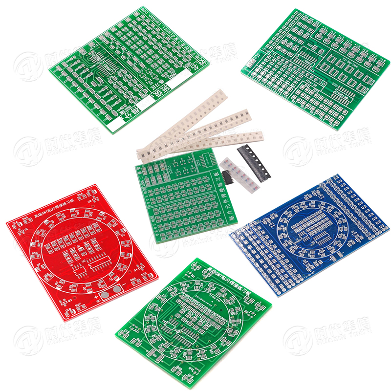 SMD component welding exercise board Running light kit Skill training training production DIY electronic kit