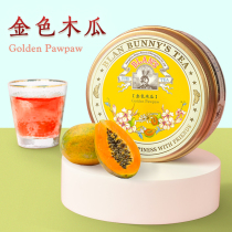 Golden Papaya Bran Rabbit Tea blanbunny Net Red Fruit Tea Canned Handmade Drinks Fruit Tea Fruit Tea