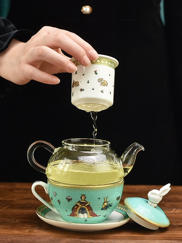 Bran Rabbit Blanbunny King Queen Garden Garden Mini Mother Pot Bork Box Британская чайная чашка диск