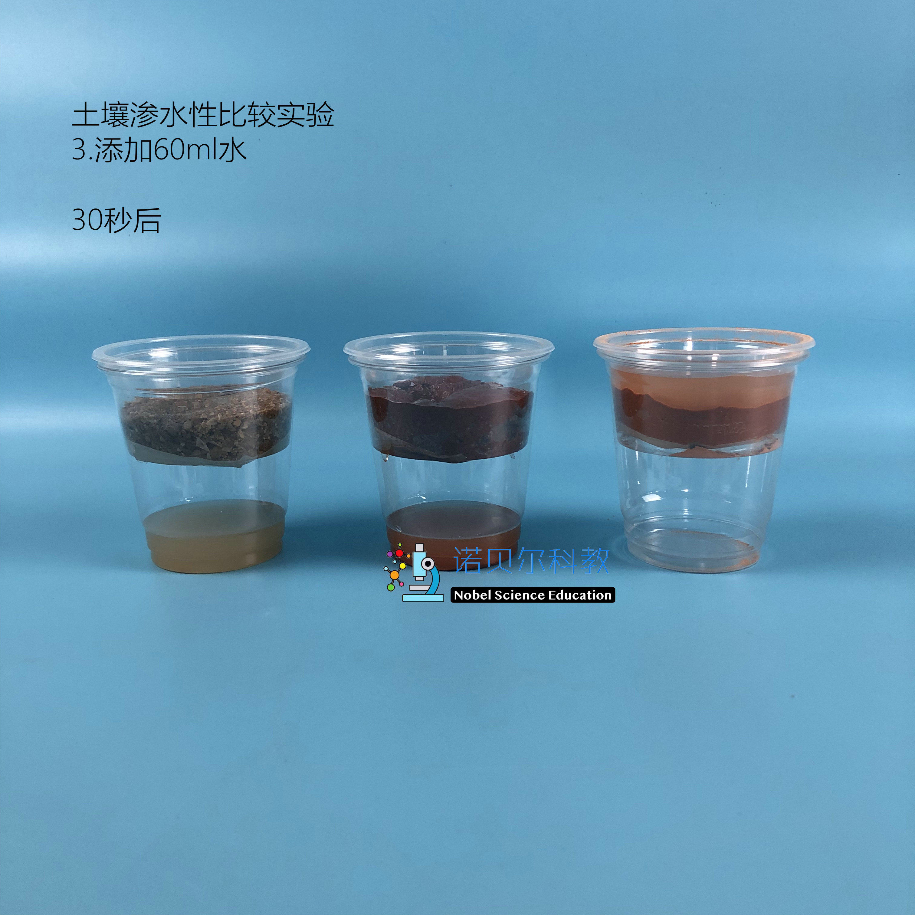 滤杯土壤实验材料渗水性比较诺贝尔小学科学实验器材