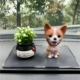 Đồ trang trí xe mô phỏng lắc đầu con chó con chó dễ thương búp bê trang trí sáng tạo trung tâm điều khiển xe ô tô cung cấp trang trí - Ô tô nội thất Accesseries trang trí nội thất xe ô tô