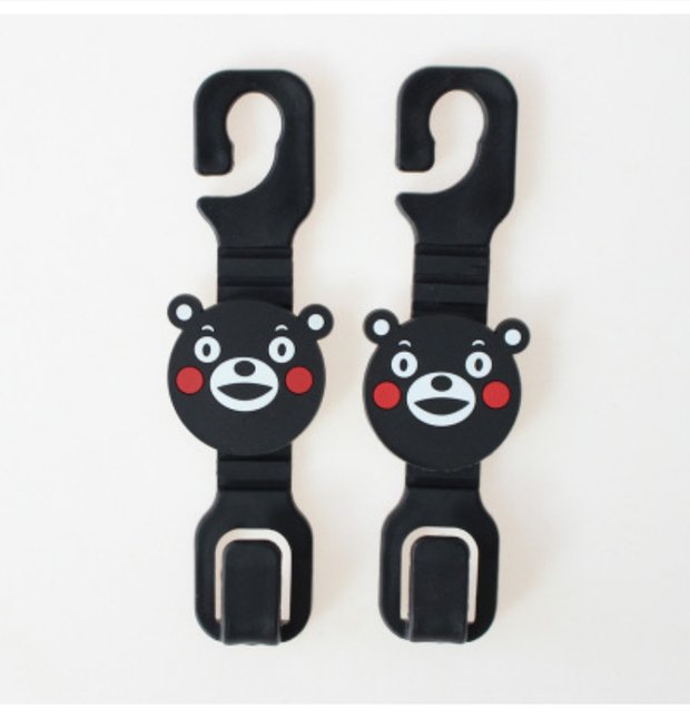 Móc treo phim hoạt hình dễ thương Xe ô tô trên ghế sau xe ẩn đa chức năng móc cung cấp nội thất xe sáng tạo - Ô tô nội thất Accesseries đồ trang trí taplo ô tô