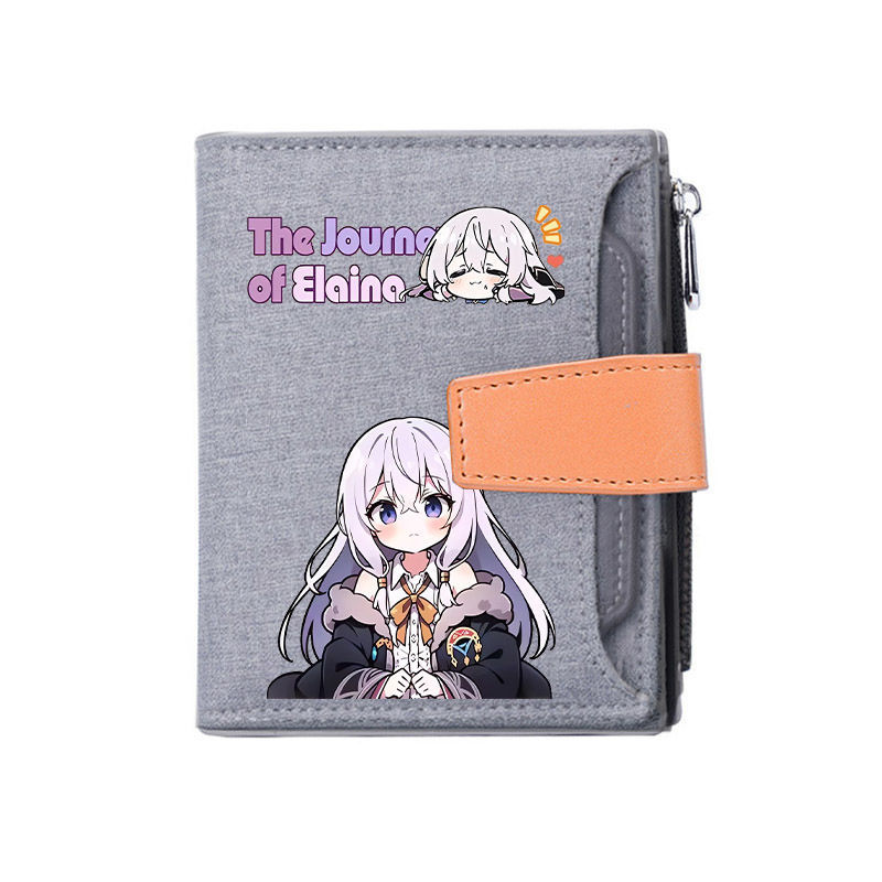 Witch's Journey Irena Japanese Style ins Wallet Men's Multifunctional Women's Folding Coin Purse Anime Card Holder Witch's Journey Irena Japanese Style ins Wallet Men's Multifunctional Women's Folding Coin Purse Anime Card Holder