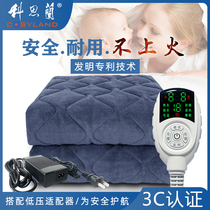 Household electric blanket double dual-control temperature regulation dehumidification safe non-radiation student dormitory washable electric mattress single person