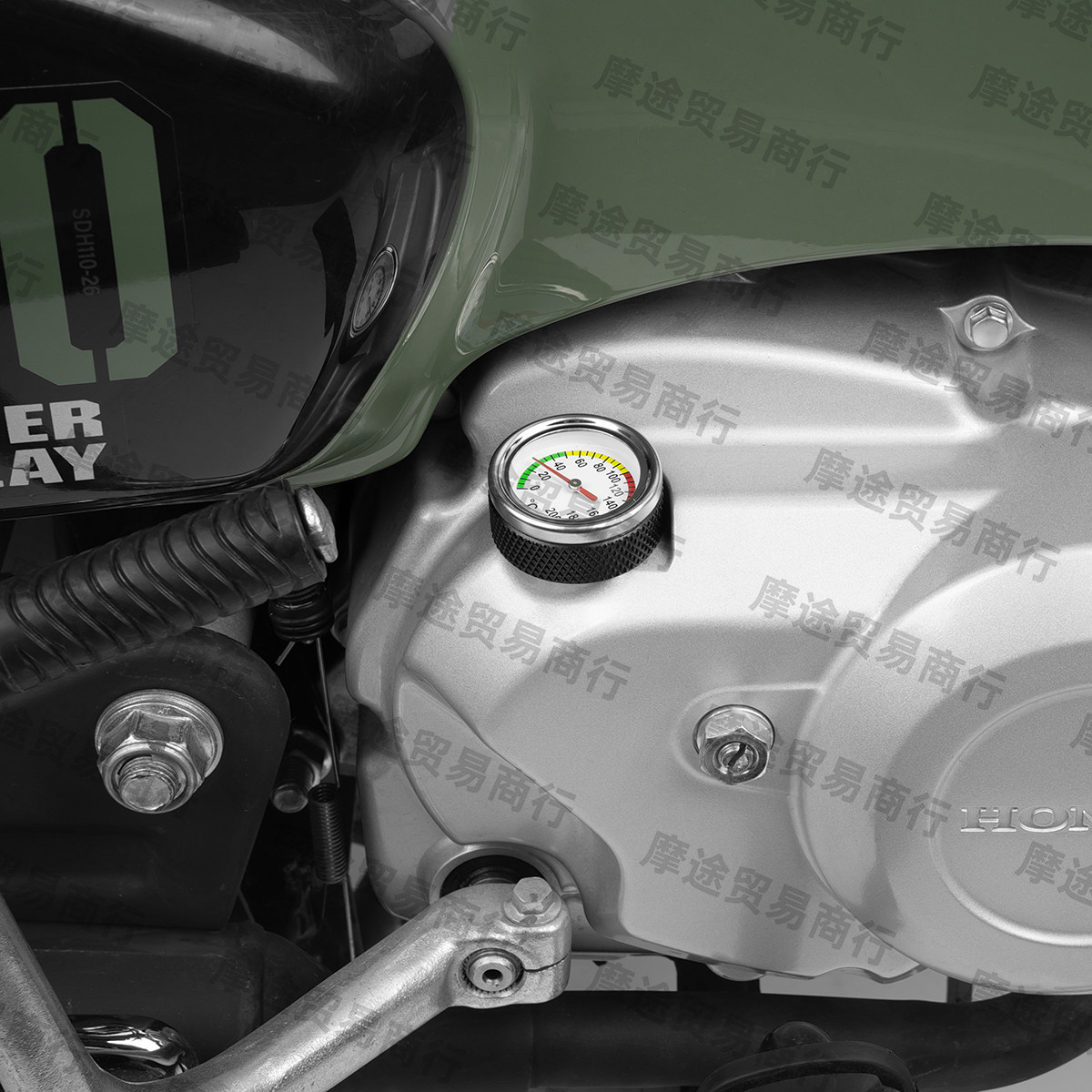 Honda Cross Cub幼兽CC110改装机油温度表：让你的爱车更懂你的心！-摩托车仪表-淘宝好物网