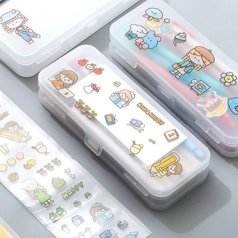 Pencil case Hard case boy 2021 New stationery bag girl's version pencil bag girl pen bag Elementary students 2020