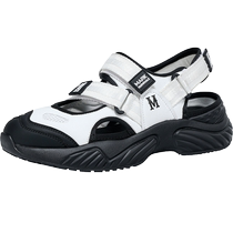 Mark Huafei Sandals Mens Outdoor Sports Baotou Slippers Mens 2024 New Summer Mens Thick-soled Crocs