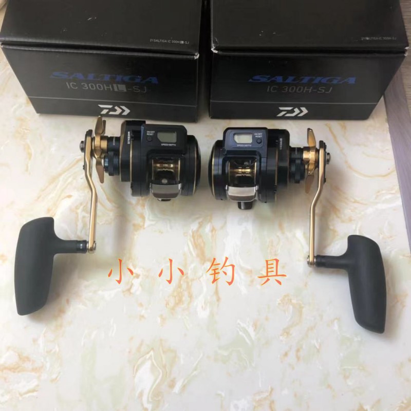 DAIWA Dayiwa 2021 new SALTIGA IC100 300 boat fishing digital display slow drum wheel
