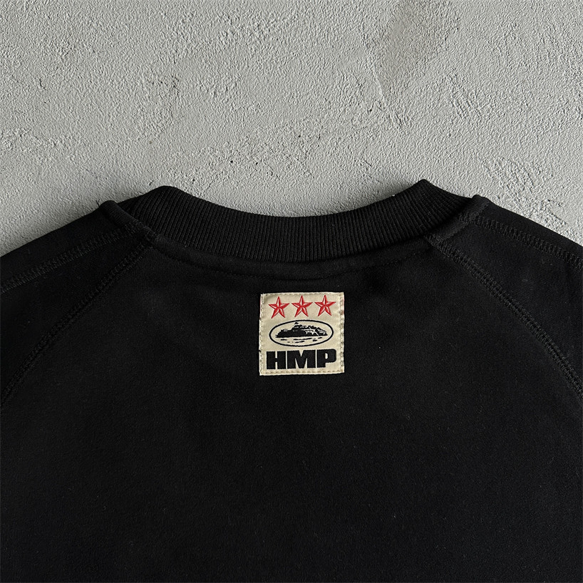 Мода Set corteiz 时尚春装衣服秋冬季男士休闲美式高街藏蓝色纯棉外套圆领 OTHER