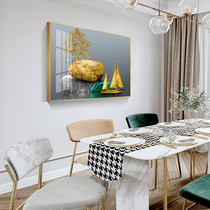 Stone Lai running restaurant decoration painting modern simple light luxury meaning dining room background wall painting hanging painting living room mural painting