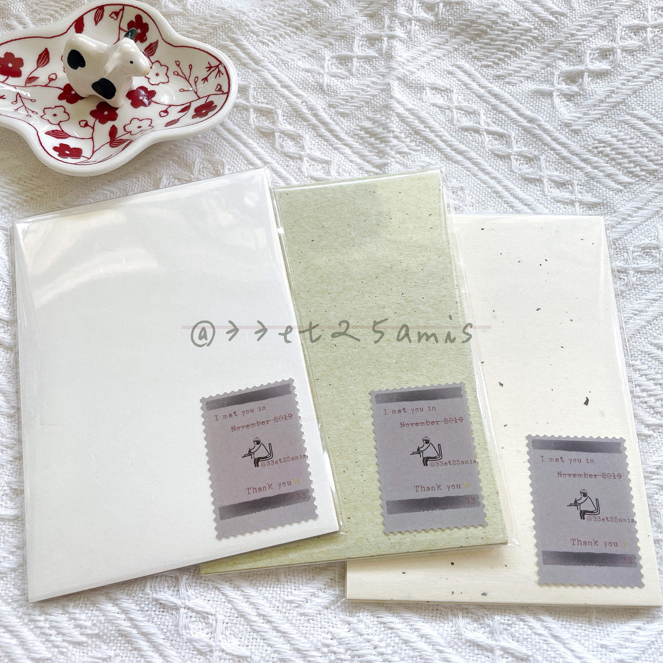 (Japanese Paper Small Paper Package Series)33et25amis ) Special Paper Stamp - Taobao