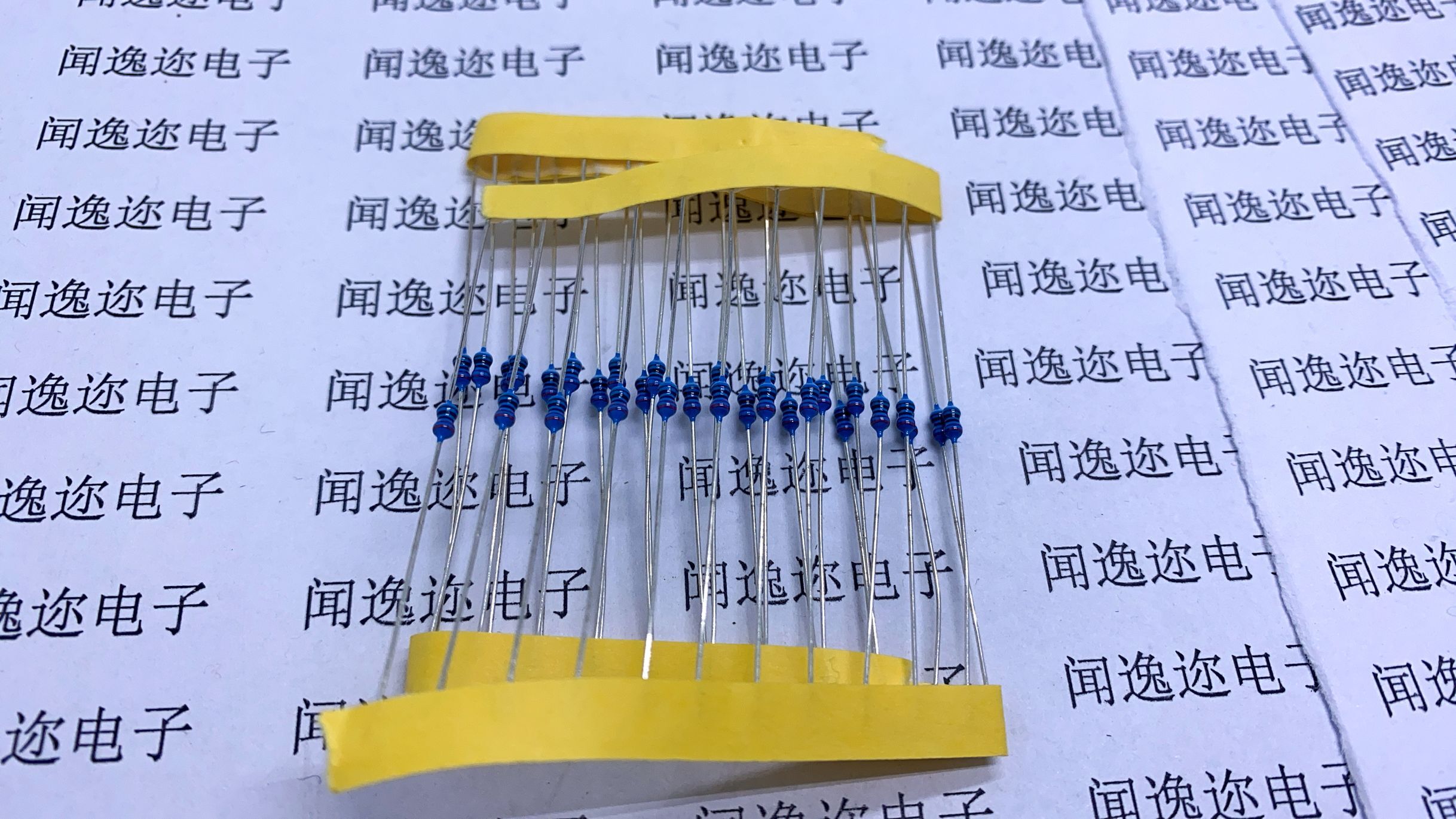 Metal film resistance 1 4W 1% 22K 100 only