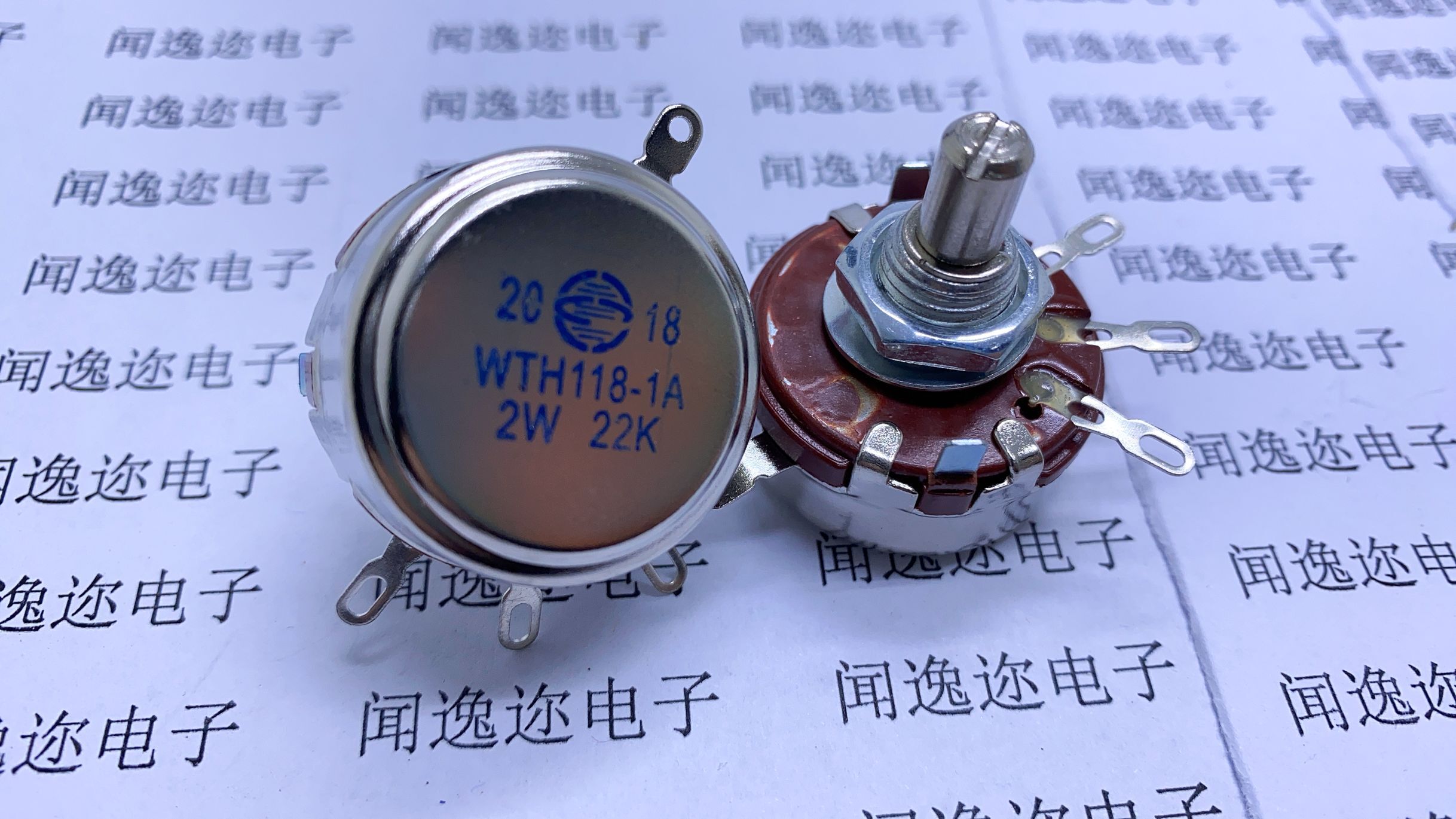 Potentiometers WTH118 47K 100K 470K 470K 1M Single-circle carbon film potentiometers