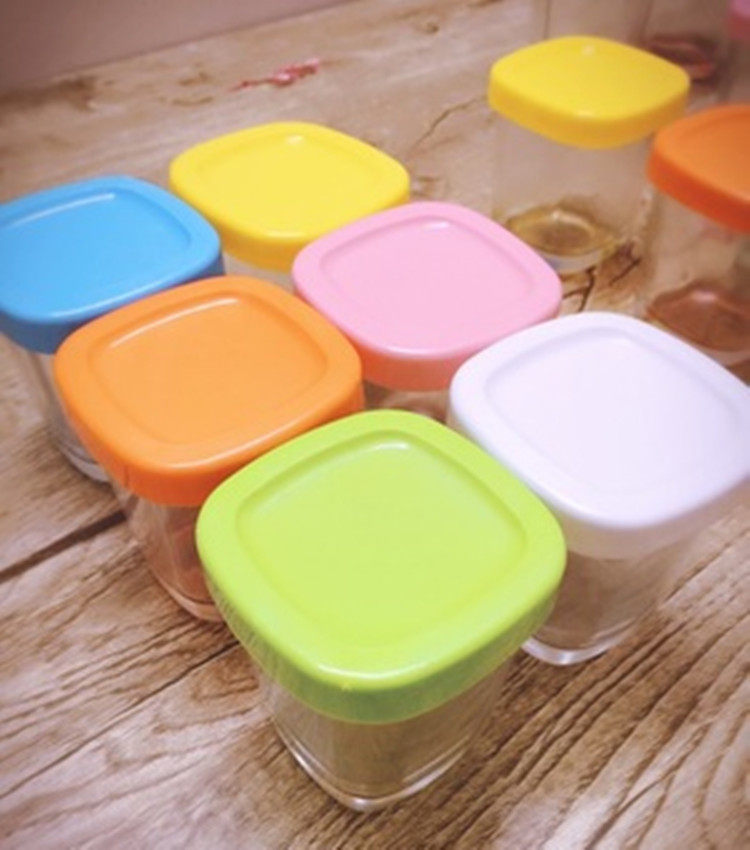 Pudding bottle glass Pudding cup Yogurt bottle glass baking mold with lid high temperature resistance