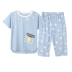 Bộ đồ ngủ nữ mùa hè cotton ngắn tay Hàn Quốc bộ đồ hai mảnh rời quần tây mùa hè Bộ đồ ngủ cotton nữ dịch vụ tại nhà đầm ngủ đẹp Giống cái