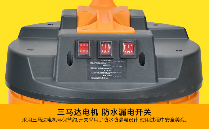 máy lau nhà thông minh xiaomi Jiamei BF585-3 Máy hút bụi gia đình Jieba mạnh mẽ rửa xe công suất cao xưởng công nghiệp thương mại xưởng 3000W - Máy hút bụi máy hút bụi ryobi