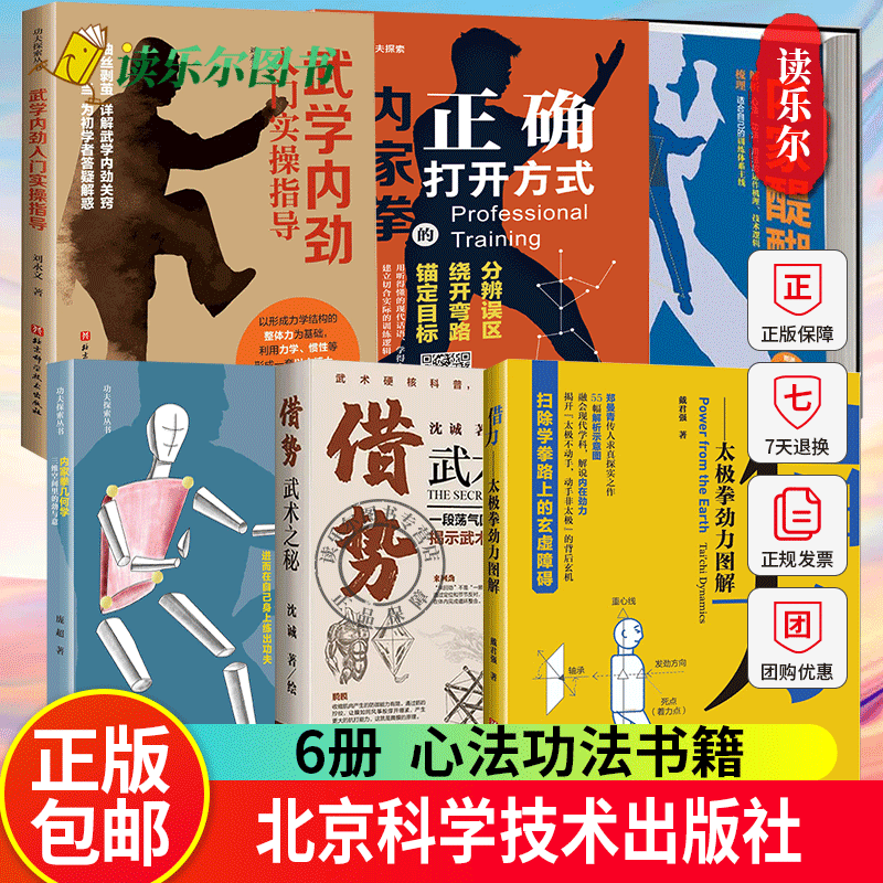 任選】 內家醍醐劉楊+內家拳的正確打開方式+內家拳幾何學+武學內勁入門