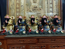  Wood carving statue Arctic Xuantian Emperor Zhenwu Emperor Xuanwu Ancestor Statue Taoist Statue Xuanwu Emperor