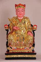  Wood carving stove king Stove God Kitchen god Stove king master life Bodhisattva Stove king decoration Taoist statue Buddha statue Custom-made