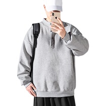 Sweaters mens 2021 Autumn New Japanese pullover round neck original Tide brand ins loose harbor style casual jacket