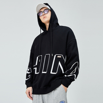 Sweater men 2021 new trend letter and cap coat of the Han Cover Han - Edition relaxed casual cover