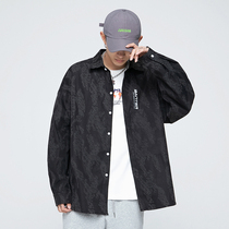 Summer mens reflective shirt 2021 days loose 100 hitch minimalist about half sleeve blouses pure cotton standings Casual Tide Lining