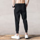 Men's spring and autumn casual pants, thin harem nine-point pants for small feet, summer ice silk quick-drying sports pants