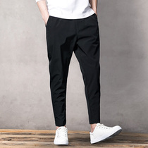 Casual pants Mens Harem pants Korean version of the trend of all-fit slim small pants summer thin loose sports pants