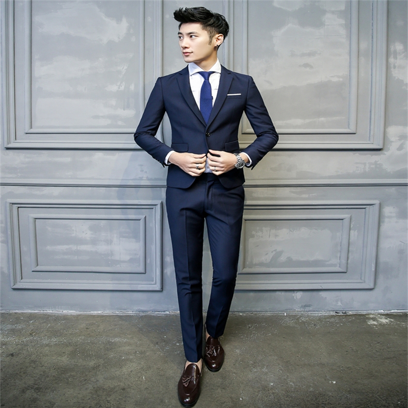 Bộ đồ vest nam ba mảnh công sở chuyên nghiệp quần tây nam