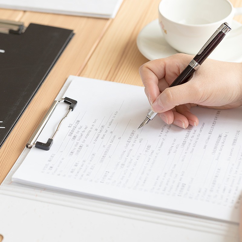 A4 plate clip folder paper plywood pad plate writing paper clip Vertical Examination Paper information containing book Spectrum Clip Clip paper cushion