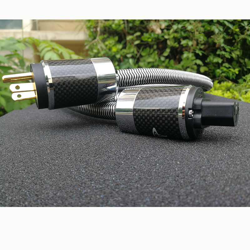 Old Wei power amplifier Matton audio fever hifi power cord 24K gold-plated