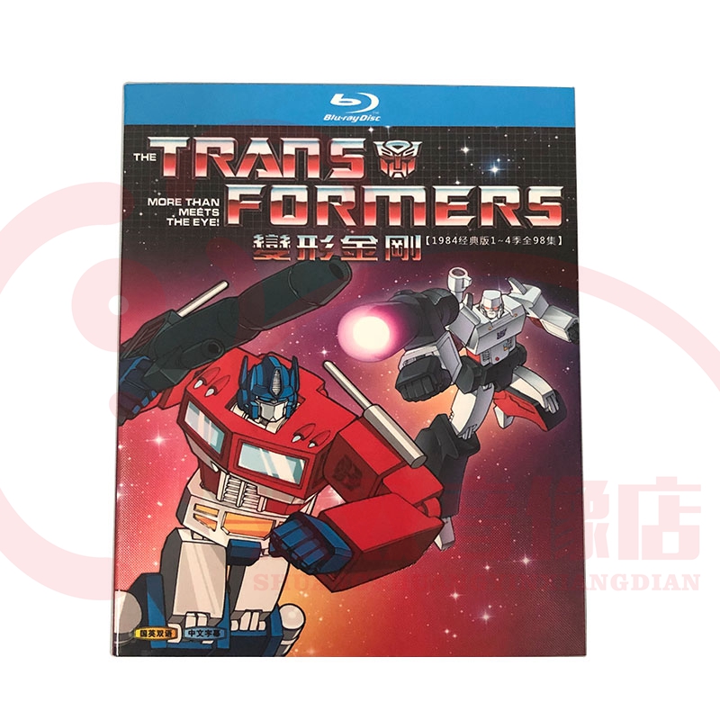 BD Blu-ray Animation Transformers 1984 Classic Edition 1-4 Season All 98 episodes 2 discs English bilingual