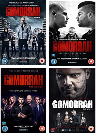 Italian crime drama DVD: Gomorra 23 Seasons 1-4 seasons Gomorra 8 discs