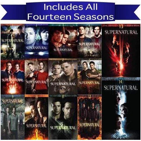 AMERICAN DRAMA DVD: Evil Forces Seasons 1-15 Fierce Ghosts and Evil Spirits Seasons 1-15 Supernatural 44 Discs Full