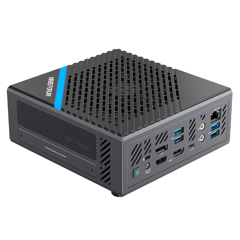 Black Fruit Small MINISFORUM B550 Black Apple AMD 5700G+независимый Macos мини-консоль Mini