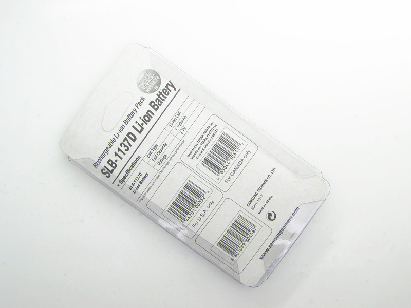 Blues Samsung i100 I85 i80 NV24 NV30 NV103 L74 Digital Camera Battery SLB1137D - Phụ kiện máy ảnh kỹ thuật số túi máy ảnh sony alpha