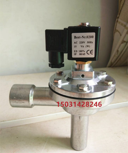 Pulse valve A/DMF-Z-20A ການກຳຈັດຂີ້ຝຸ່ນມຸມຂວາ ທໍ່ຂະຫຍາຍຂາຍາວ conjoined Pulse solenoid valve 6 ຈຸດ DCF-2L-B