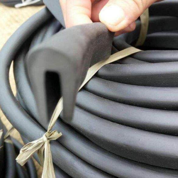 The cover of the cloth bag dust blower covers the U - shaped seal 9 - word shell wool seal of silicone seal