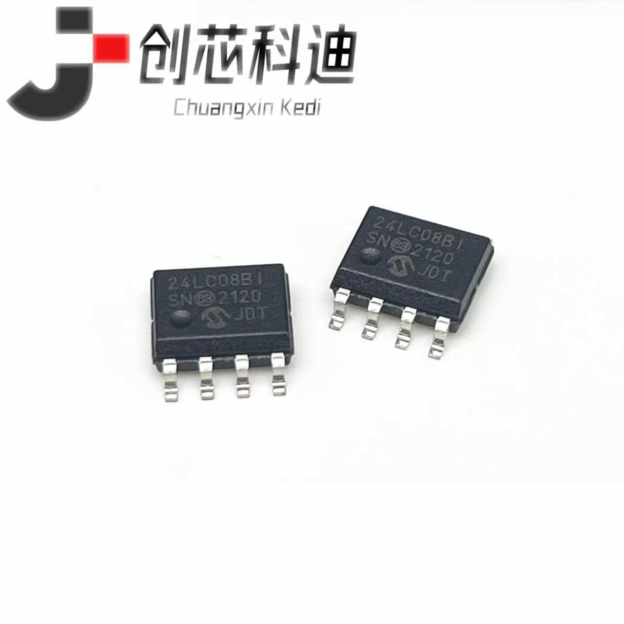 全新原装 24LC08BT-I/SN 电可擦除可编程只读存储器 1kx8 - 2.5V