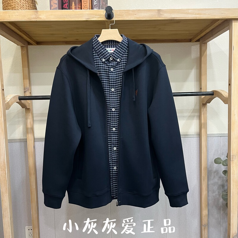 Polowalk Genuine Men's Hooded Zip-Up Casual Sweatshirt Jacket with Pockets Cplw53210891