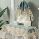 European dressing tablecloth lace ins style desk cover bedroom princess style dressing table cloth dressing table mat