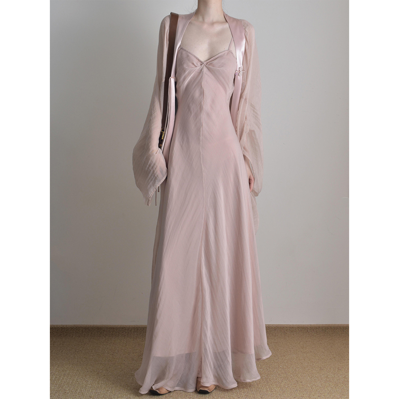 2Nd Studios French-Style Pink Suit Dress, Elegant, Sweet and Gentle Style, 2026 New Long Two-Piece Set 2Nd Studios French-Style Pink Suit Dress, Elegant, Sweet and Gentle Style, 2026 New Long Two-Piece Set